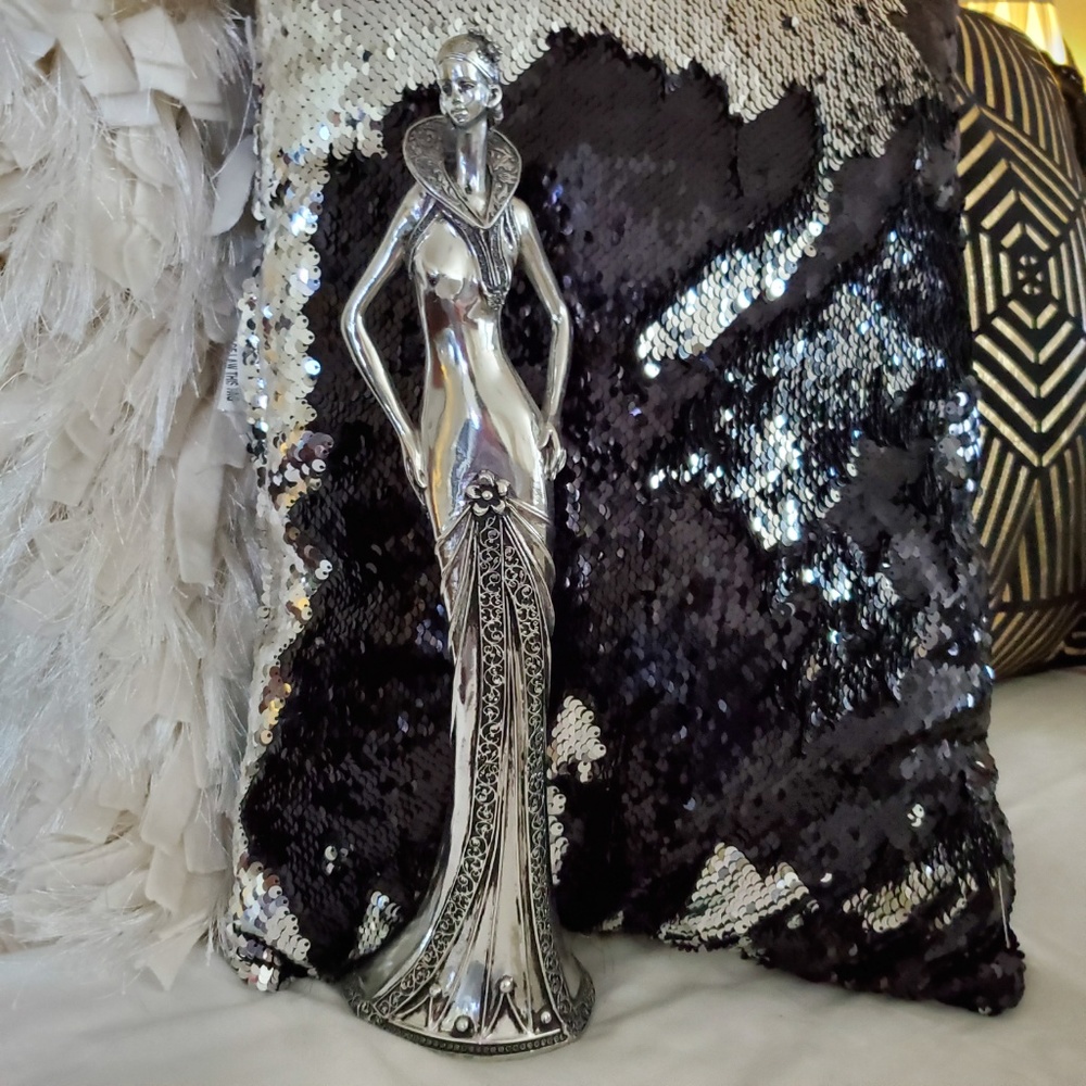 Silver Women Statue
